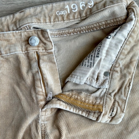 Gap 1969 Always Skinny Corduroy Palomino Brown Jeans Pants Size 28 - Picture 7 of 15